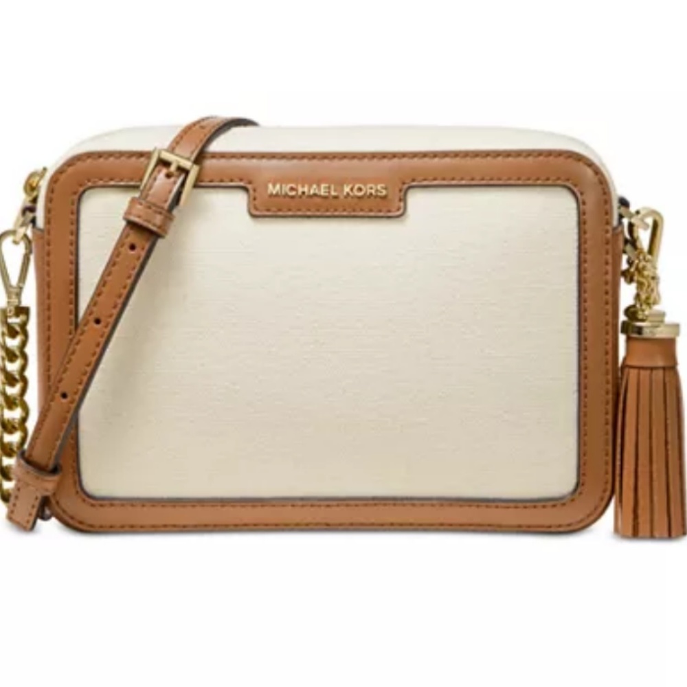 NWT MICHAEL KORS COLOR BLOCK LEATHER CROSSBODY